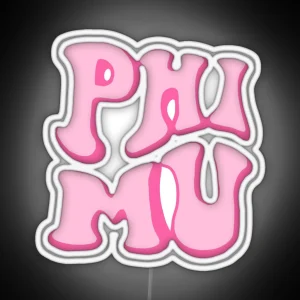 Trendy Phi Mu RGB Neon Sign