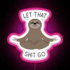 Vibrant Sloth Vibe Warning: Let Go of Your Stress Tonight