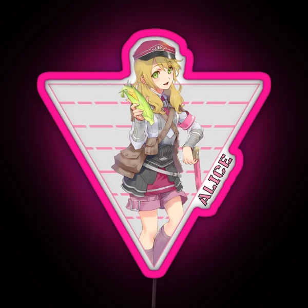 Tri Alice RGB Neon Sign