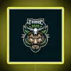 Customizable Tribe Mascot Design RGB Neon Sign with Vibrant Lighting Effect