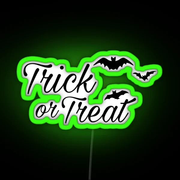 Trick Or Trealed Halloween Led Halloween Gift Halloween RGB Neon Sign