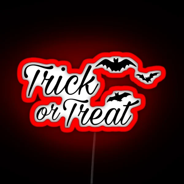 Trick Or Trealed Halloween Led Halloween Gift Halloween RGB Neon Sign
