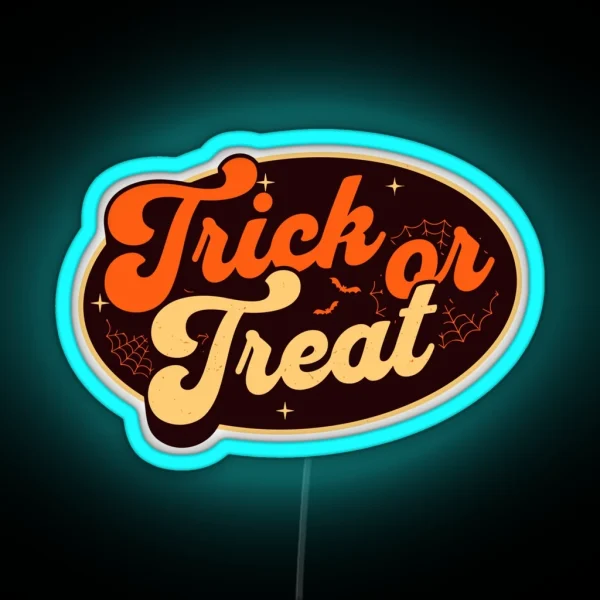Trick Or Treat Halloween Costume RGB Neon Sign