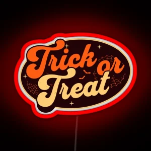 Trick Or Treat Halloween Costume RGB Neon Sign