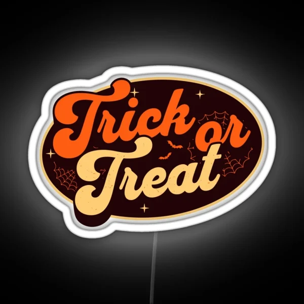 Trick Or Treat Halloween Costume RGB Neon Sign