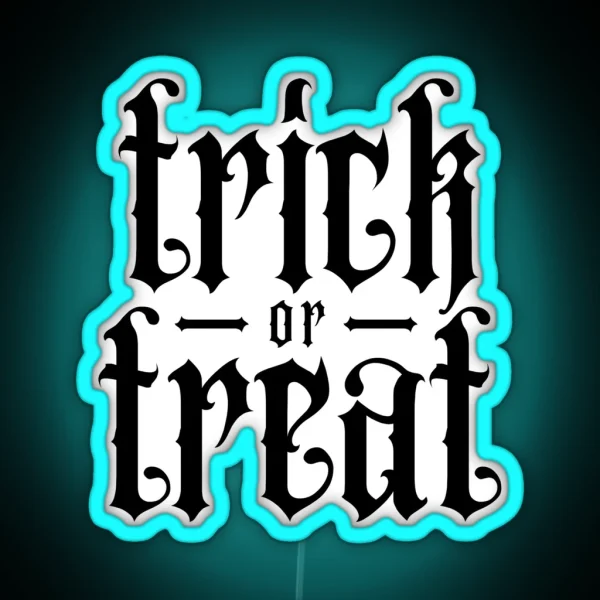 Trick Or Treat Halloween RGB Neon Sign