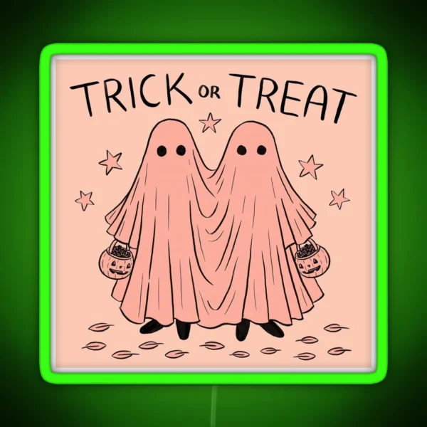 Trick Or Treat RGB Neon Sign