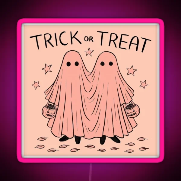 Trick Or Treat RGB Neon Sign
