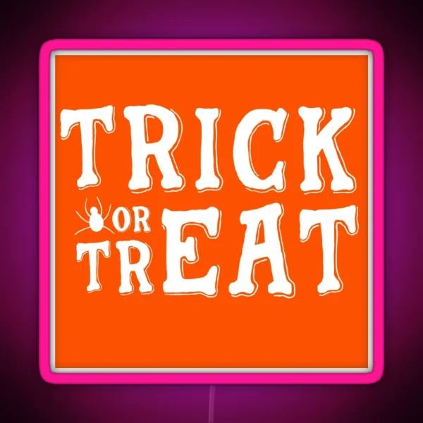 Trick Or Treat RGB Neon Sign