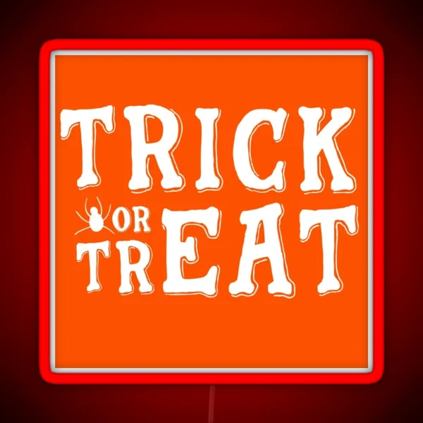 Trick Or Treat RGB Neon Sign