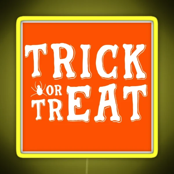 Trick Or Treat RGB Neon Sign