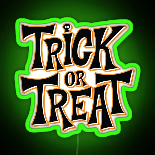 Trick Or Treat RGB Neon Sign