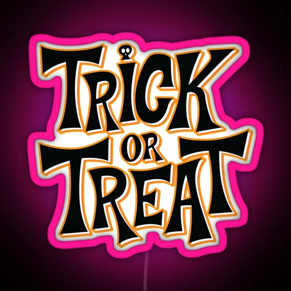 Trick Or Treat RGB Neon Sign
