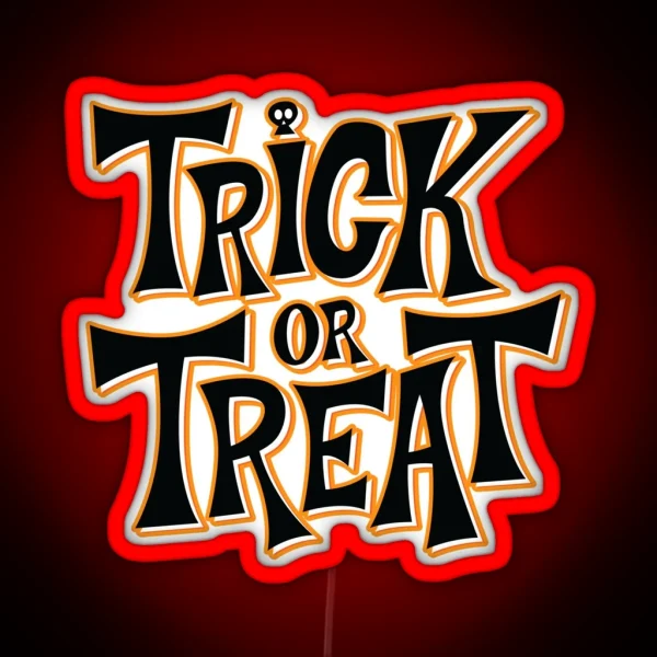 Trick Or Treat RGB Neon Sign