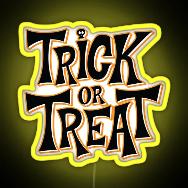 Trick Or Treat RGB Neon Sign