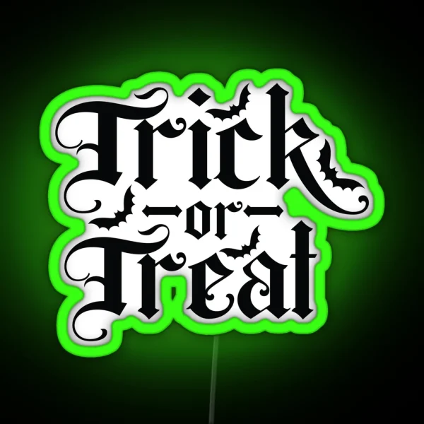 Trick Or Treat RGB Neon Sign