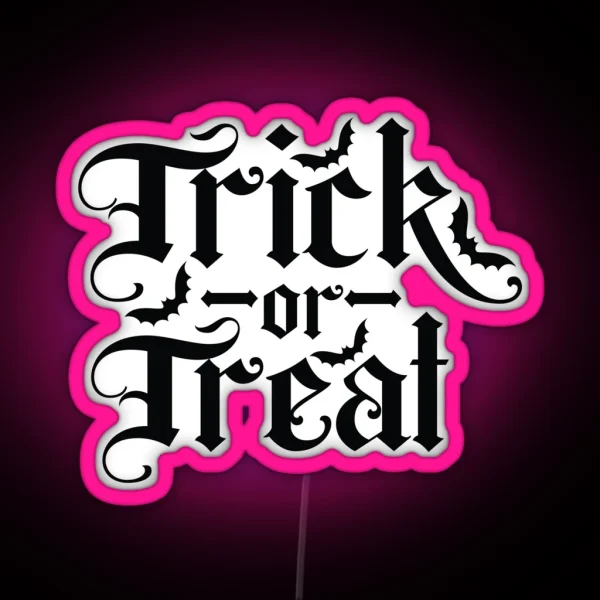 Trick Or Treat RGB Neon Sign