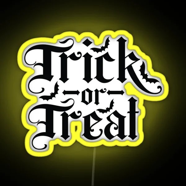 Trick Or Treat RGB Neon Sign
