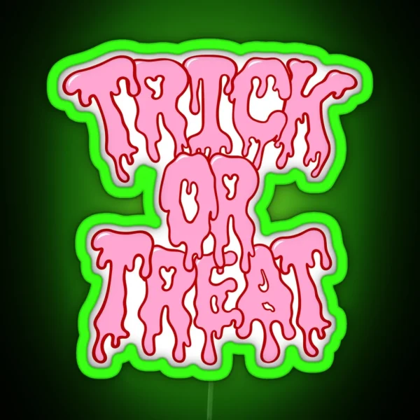 Trick Or Treat RGB Neon Sign