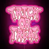 Neon Trick-or-Treat Sign with Color-Changing RGB LED Lighting Effect