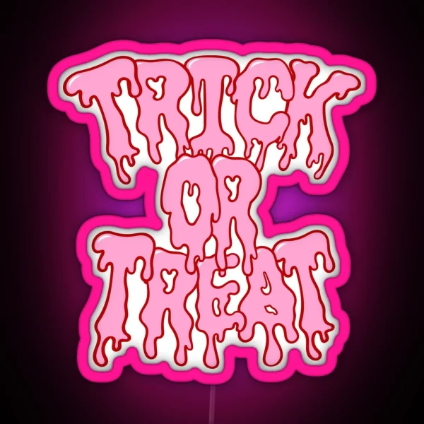 Trick Or Treat RGB Neon Sign