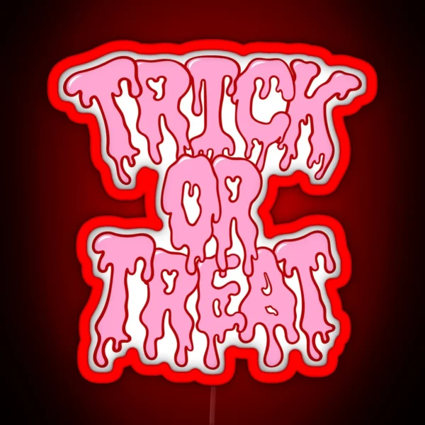 Trick Or Treat RGB Neon Sign