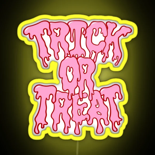 Trick Or Treat RGB Neon Sign