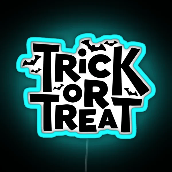 Trick Or Treat RGB Neon Sign
