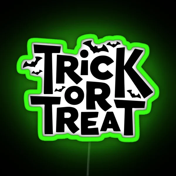 Trick Or Treat RGB Neon Sign