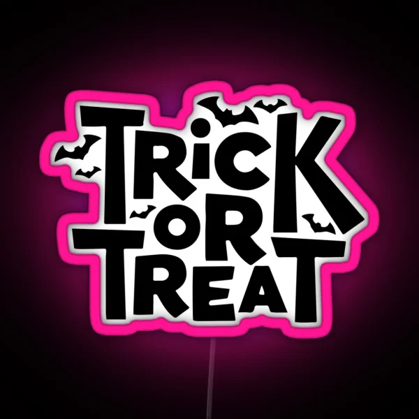 Trick Or Treat RGB Neon Sign