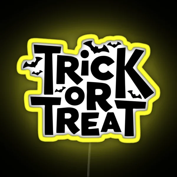 Trick Or Treat RGB Neon Sign