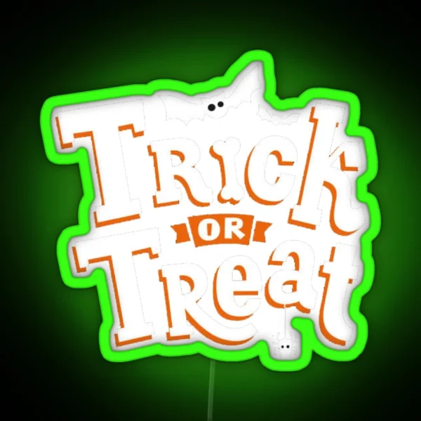 Trick Or Treat RGB Neon Sign