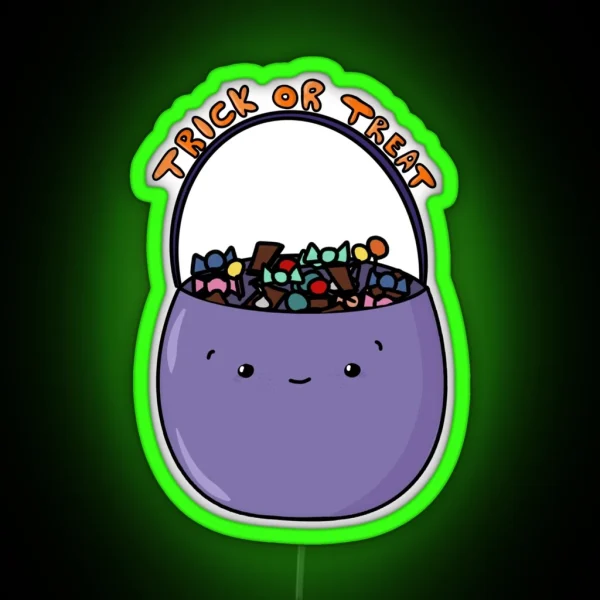 Trick Or Treat RGB Neon Sign