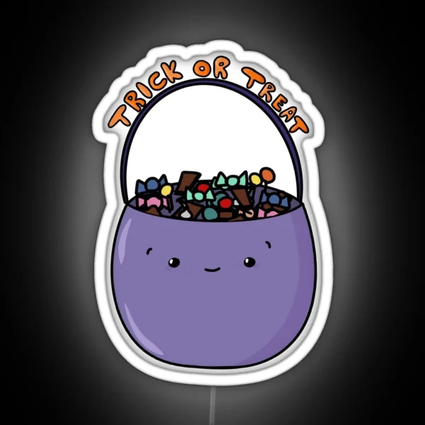 Trick Or Treat RGB Neon Sign