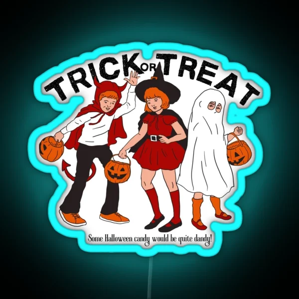 Trick Or Treat RGB Neon Sign