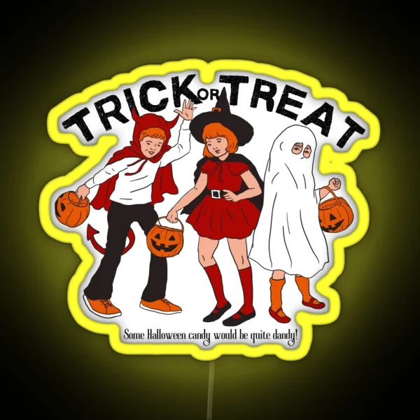 Trick Or Treat RGB Neon Sign