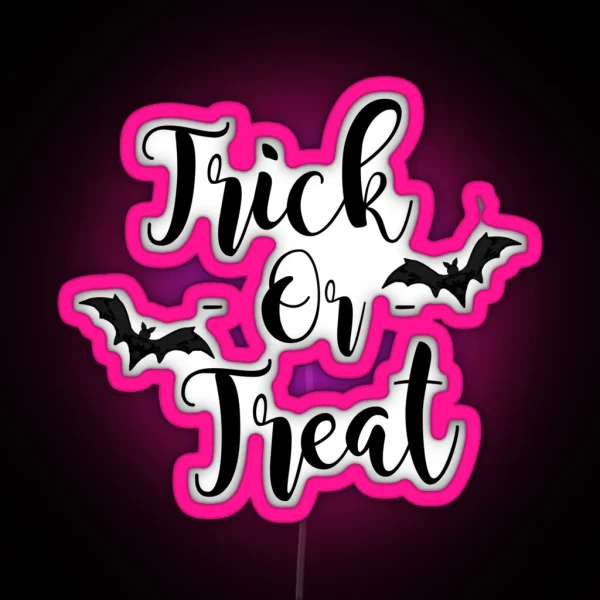 Trick Or Treat RGB Neon Sign