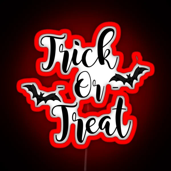 Trick Or Treat RGB Neon Sign