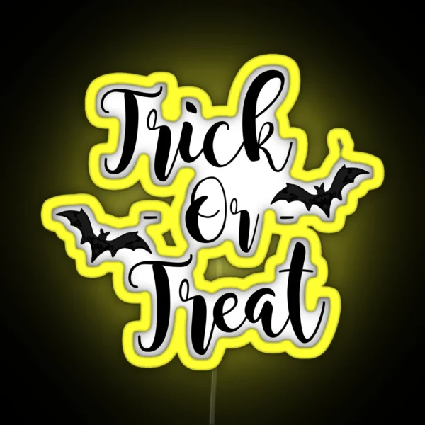 Trick Or Treat RGB Neon Sign