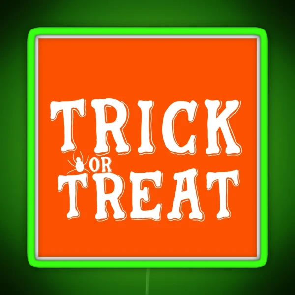 Trick Or Treat RGB Neon Sign