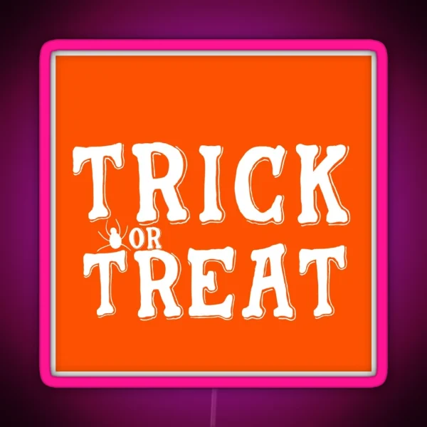 Trick Or Treat RGB Neon Sign