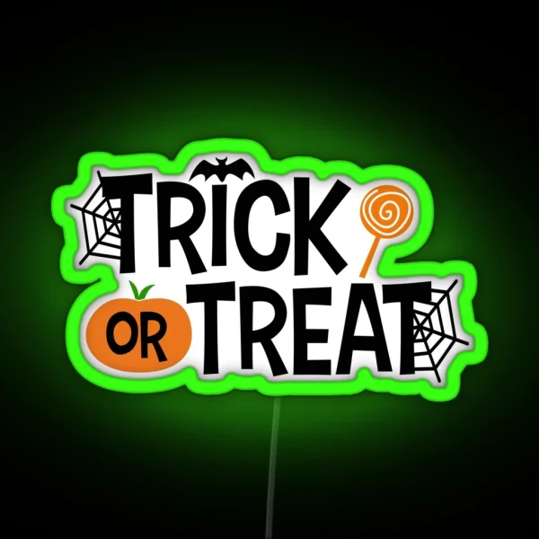 Trick Or Treat RGB Neon Sign