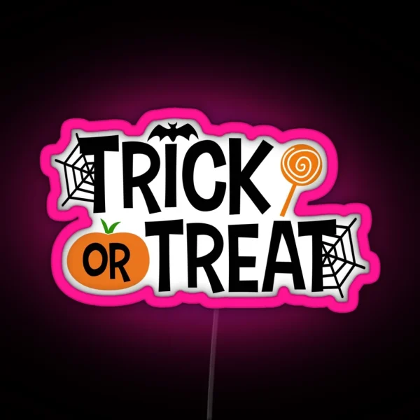 Trick Or Treat RGB Neon Sign