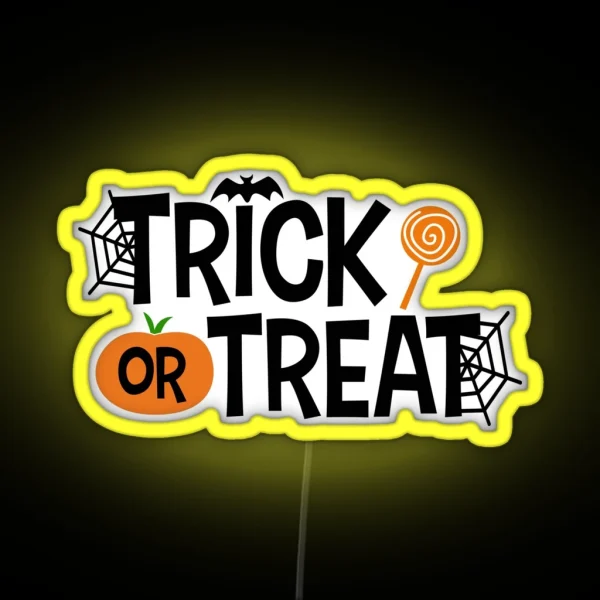 Trick Or Treat RGB Neon Sign