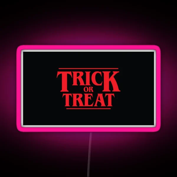 Trick Or Treat RGB Neon Sign