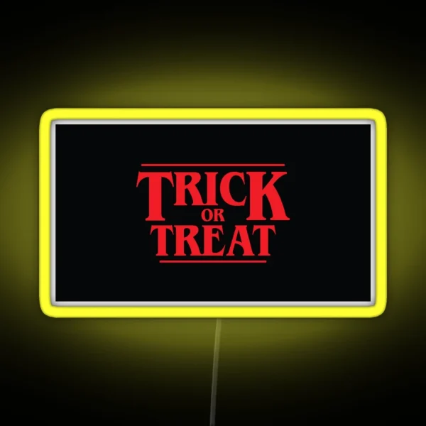 Trick Or Treat RGB Neon Sign