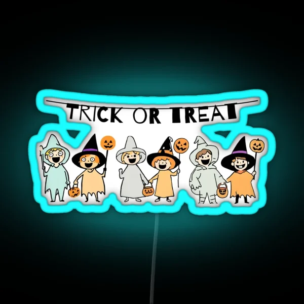 Trick Or Treat RGB Neon Sign