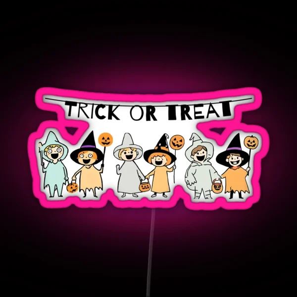 Trick Or Treat RGB Neon Sign