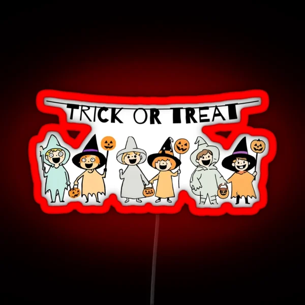 Trick Or Treat RGB Neon Sign