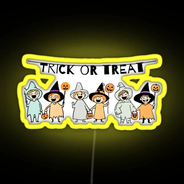 Trick Or Treat RGB Neon Sign
